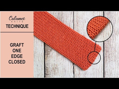 Graft Edge Closed for a Seamless Edge with Circular Knitting Machines