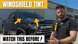 EASIEST WAY TO TINT A WINDSHIELD! LEARN THIS FIRST!!