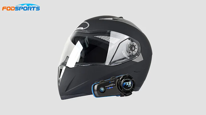 How To Install FX8 AIR Bluetooth Intercom On The Motorcycle Full Helmet