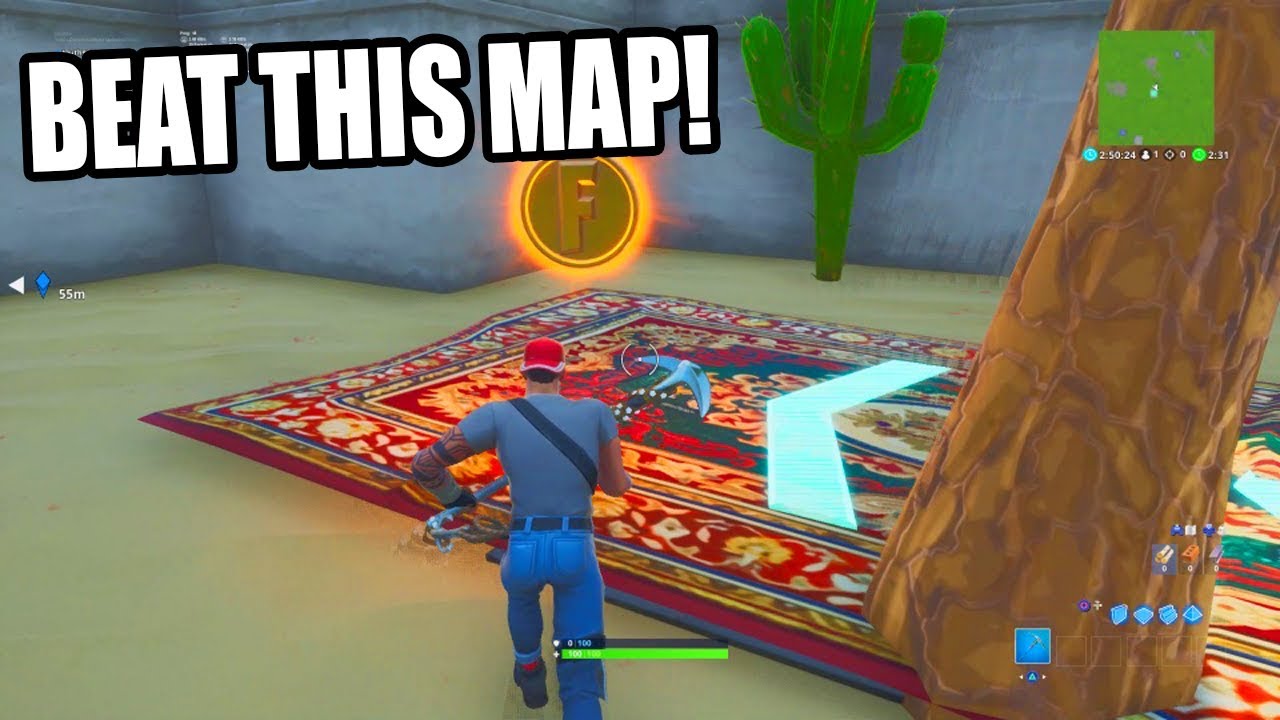 The GOLD RUSH Challenge Map in Fortnite Creative!