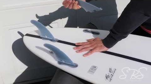 How To Install FCSII Surfboard Fins - Thruster