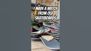 Turning old skateboards into watch dials for the last 15 years 🙌🙏 #watchdial #recycledskateboards