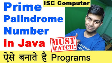 Print all Prime Palindrome Numbers from 100 to 500 - Java Program | Class 11 & 12 ISC Computer