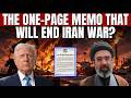 Iran-US War To Finally End? America & Iran Closing In On One-Page Memo To End War