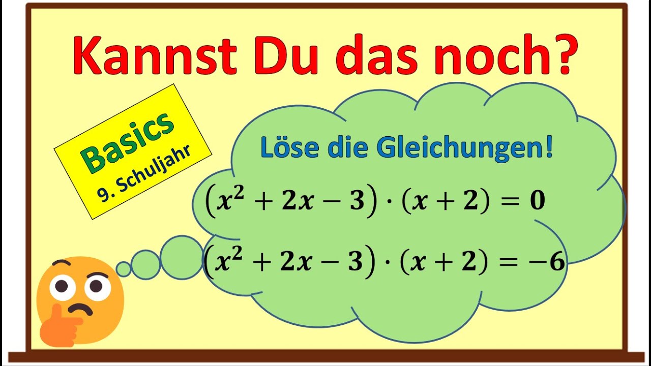 Was Ist Der Satz Vom Nullprodukt Mathe-Wissen Klasse 9: Quadratische Gleichung - Satz vom Nullprodukt
