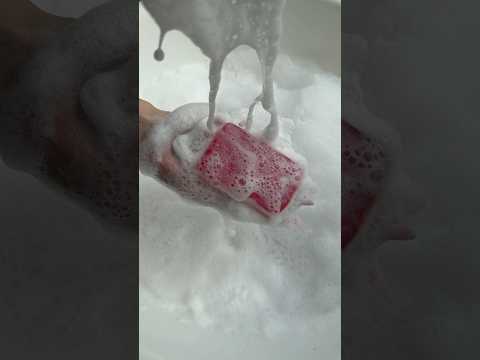 Soap 🧼 ASMR #asmrsoap #asmr #soap #asmrfoam #foam #sponge #asmrsponge #water #waterasmr
