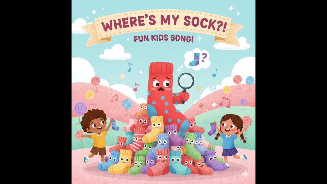 “The Missing Sock Mystery! 🧦 Fun Kids Song!” 