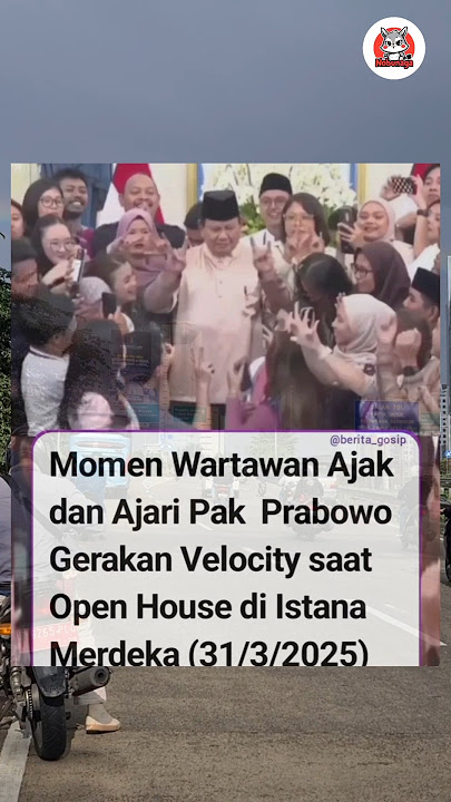 Pak Prabowo joged Velocity... Oke Gasss #velocity #prabowo