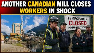 Canada IN DISBELIEF as 117-Year-Old Pulp Mill Closes in B.C. - 400 Jobs Gone