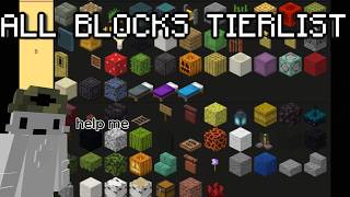 BussQuickB's ALL MINECRAFT BLOCKS (kinda) TIERLIST
