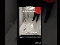 Slope test to the floor after putting tiles for the drainage,perfect work.using marbles.