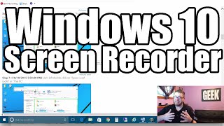 Windows 10 Screen Recorder