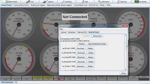 rusEFI SD card logs download