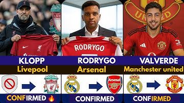 🚨LATEST CONFIRMED TRANSFER NEWS AHEAD OF JANUARY TRANSFER WINDOW 2026  Valverde ✅️, Klopp, Rodrygo🔥 