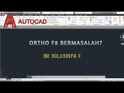 Video: Apa yang dilakukan mode Ortho di AutoCAD?