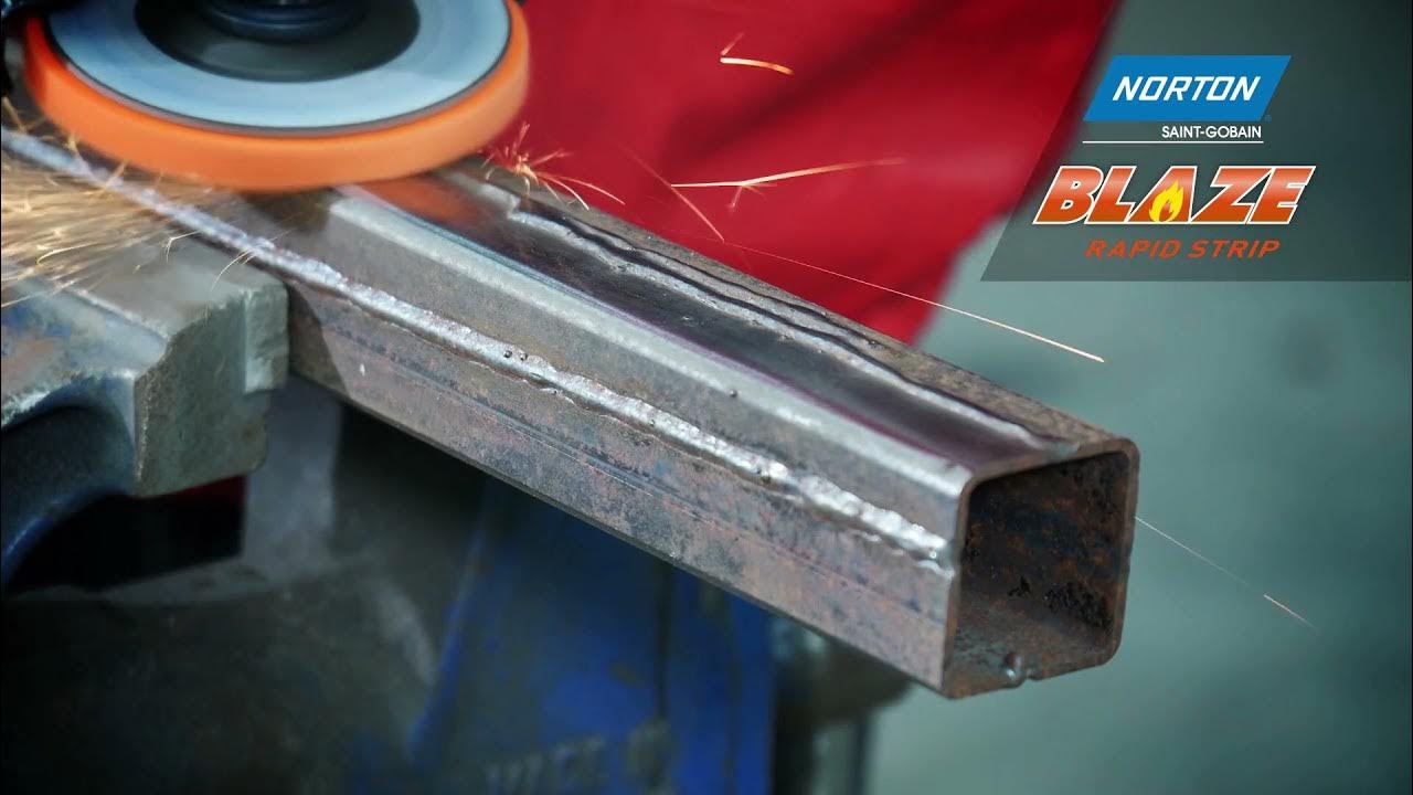 Norton Blaze Rapid Strip Disc for Angle Grinders Screwfix YouTube