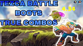 TEZCA BATTLE BOOTS TRUE COMBOS