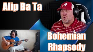 Alip Ba Ta - Bohemian Rhapsody (Queen fingerstyle cover) | REACTION
