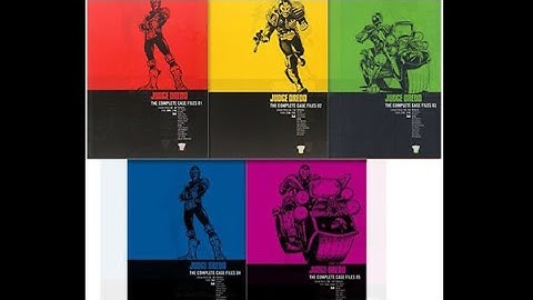 The first five Judge dredd complete case files ranked