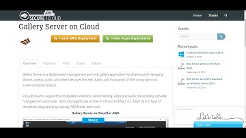 Secured Gallery Server on Windows 2012 R2- Deploy on Azure , AWS and Google Cloud Platform.