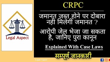 Forfeiture, Cancellation of Bail & Insolvency, Death of Surety | CRPC | Section 446-450 | Case Laws
