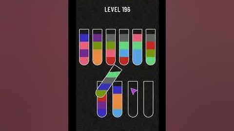 Water Sort Puzzle Level 196 Solved