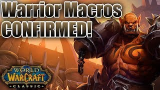 Classic WoW: Warrior Macro Basics | Leveling | PvP