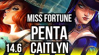 MISS FORTUNE & Sona vs CAITLYN & Lux (ADC) | Penta, Legendary, 19/3/7 | BR Challenger | 14.6