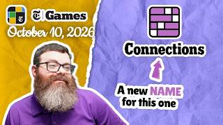That's weird | NYT Connections October 10, 2026
