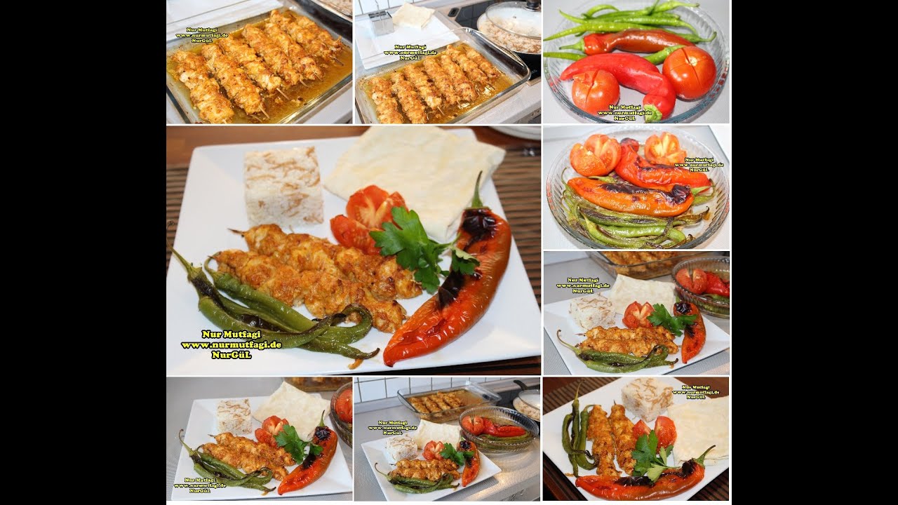 Fırında marine soslu tavuk Şiş kebab - YouTube Fırında marine soslu tavuk Şiş kebab - YouTube