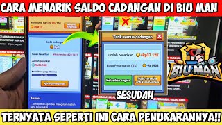 CARA AGAR BISA MENUKARKAN SALDO CADANGAN YANG DI BEKUKAN DI BIU MAN DENGAN AKUN TANPA UNDANG TEMAN screenshot 2