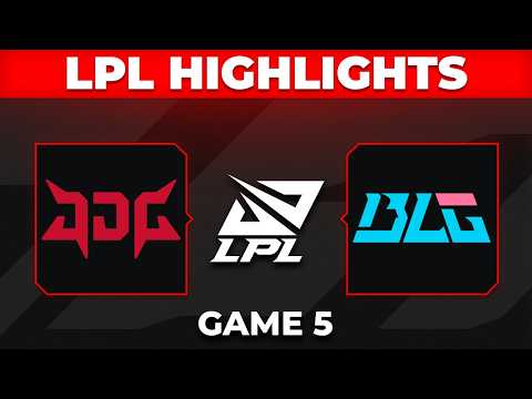 JDG vs BLG Highlights Game 5 | LPL 2026 Playoffs | JD Gaming vs Bilibili Gaming
