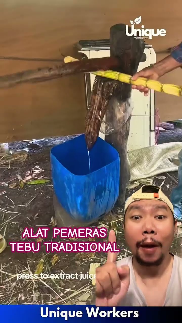 ALAT TRADISIONAL PEMERAS TEBU!!!?? #shorts