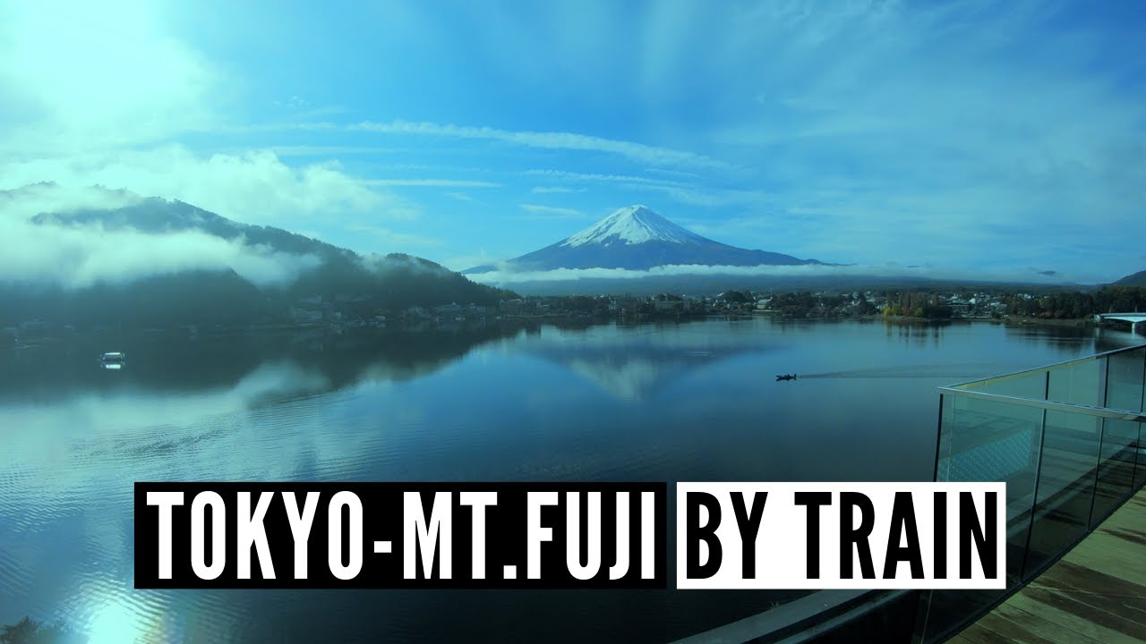 คา วา กู จิ โกะ  2022 Update  How to get to Mt Fuji | Kawaguchiko from Tokyo by train - Shinjuku to Kawaguchiko Express Train