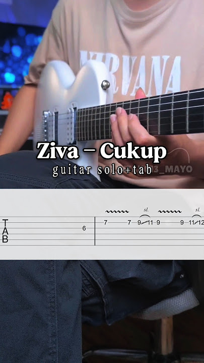 🎶Cukup - Ziva Magnolya (gitar tab) #guitarsolo #zivamagnolya #cukup #guitartabs #gitarcover
