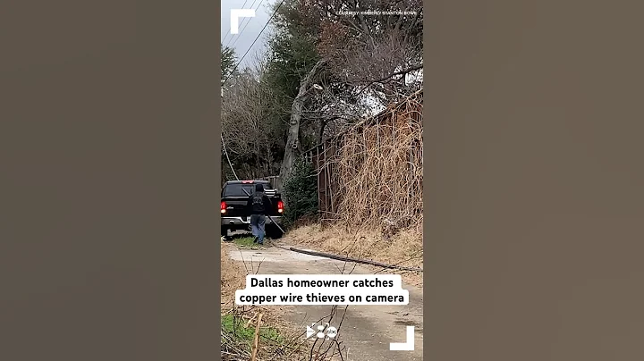 Copper wire thieves caught on camera