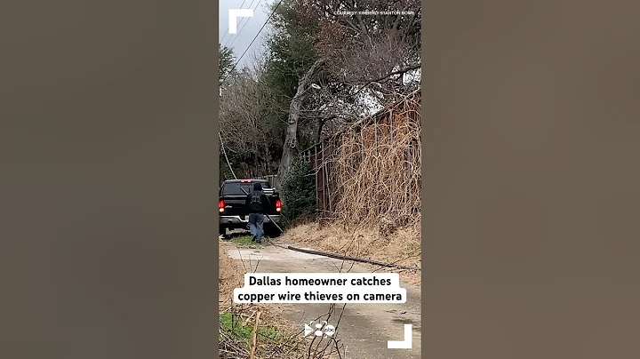Copper wire thieves caught on camera