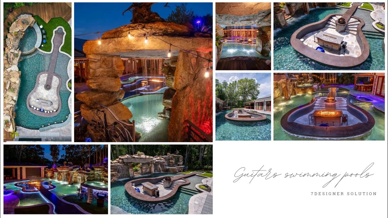 Awesome Guitar swimming pool design ideas||7designer solution ||# ...