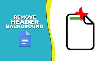 How to remove header background color in google docs