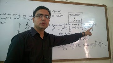 Area of largest square in a right  triangle