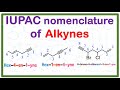 IUPAC Nomenclature of Alkynes