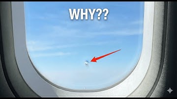 Why airplanes have tiny holes in every window?