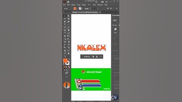 How to create a 3D Inflated text effect in #illustrator