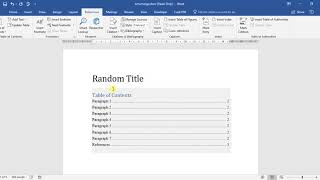 4 - Table of Contents screenshot 3