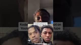 Kodak black says he’s not on the type timing NBA Youngboy and Lil Baby be on #kodak #youngboy #baby