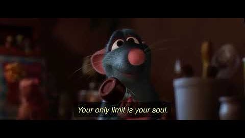 Ratatouille - ‘Anyone can cook but only the fearless can be great’
