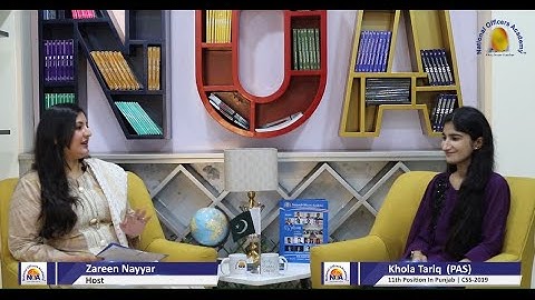 Success Story of Khola Tariq | PAS | NOA’s Star | 11th Position in Punjab | CSS Final Result 2019