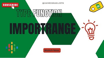 Función IMPORTRANGE - EXTRAER DATOS de otras hojas de cálculo de google #googlesheets #spreadsheets