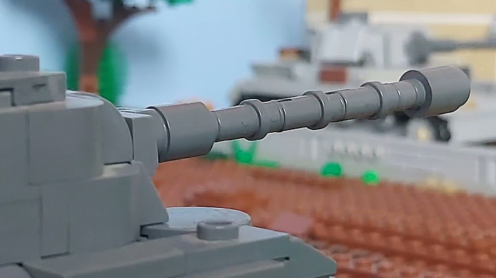 LEGO WW2 Tank Test (No sound)