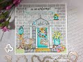 Art Impressions Easter Front Porch Door Card!